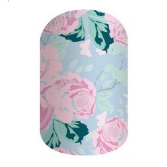 Jamberry Sweet Dreams Sleeping Beauty Full Sheet Nail Wraps 33W3 - Picture 1 of 10